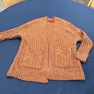 Burnt orange size, medium, large cardigan